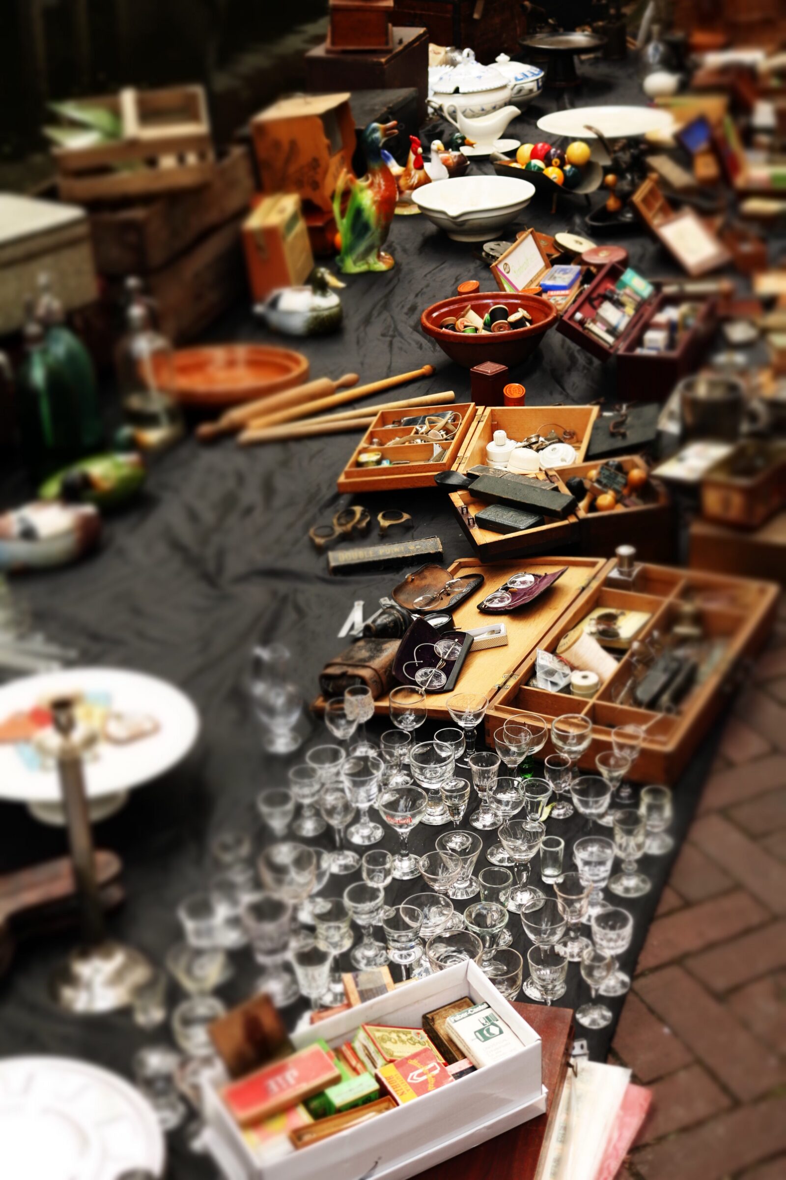Garage sale flea market