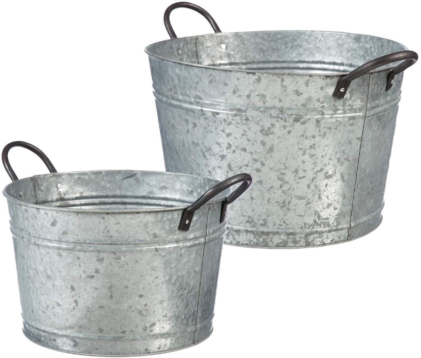 Most Wished for Gardening Accessories! 38 Galvanized Metal Buckets with Handles