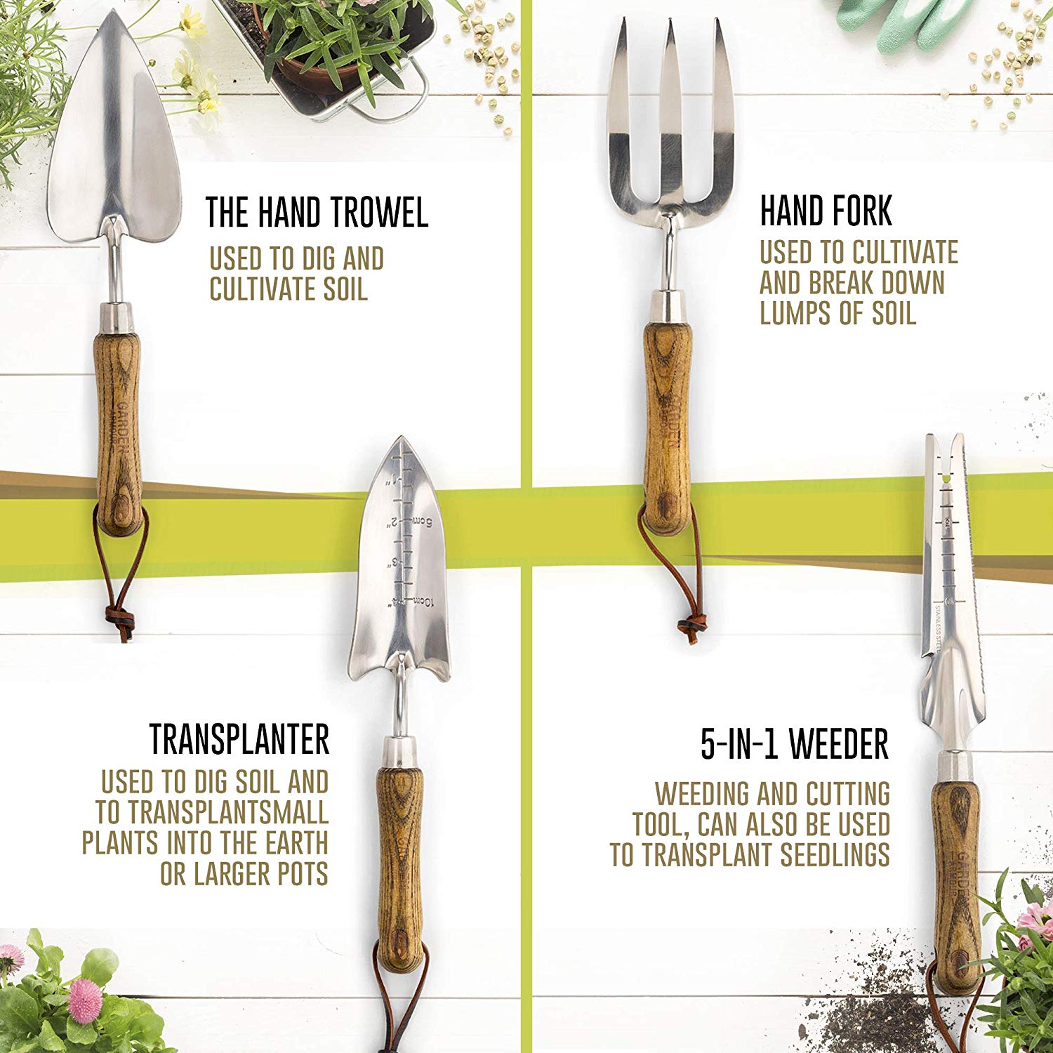 Most Wished for Gardening Accessories! 17 Garden Hand Tools Set