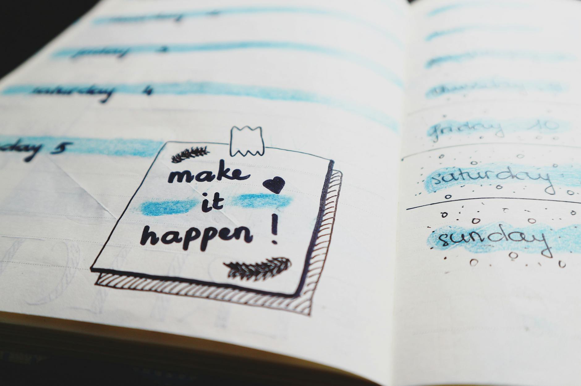 white paper with note How to Plan a Successful Career Path