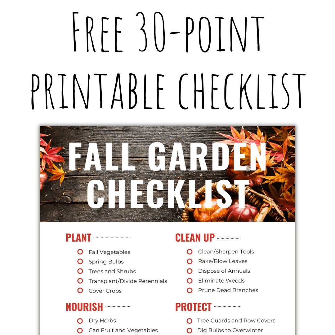 Fall Garden Checklist