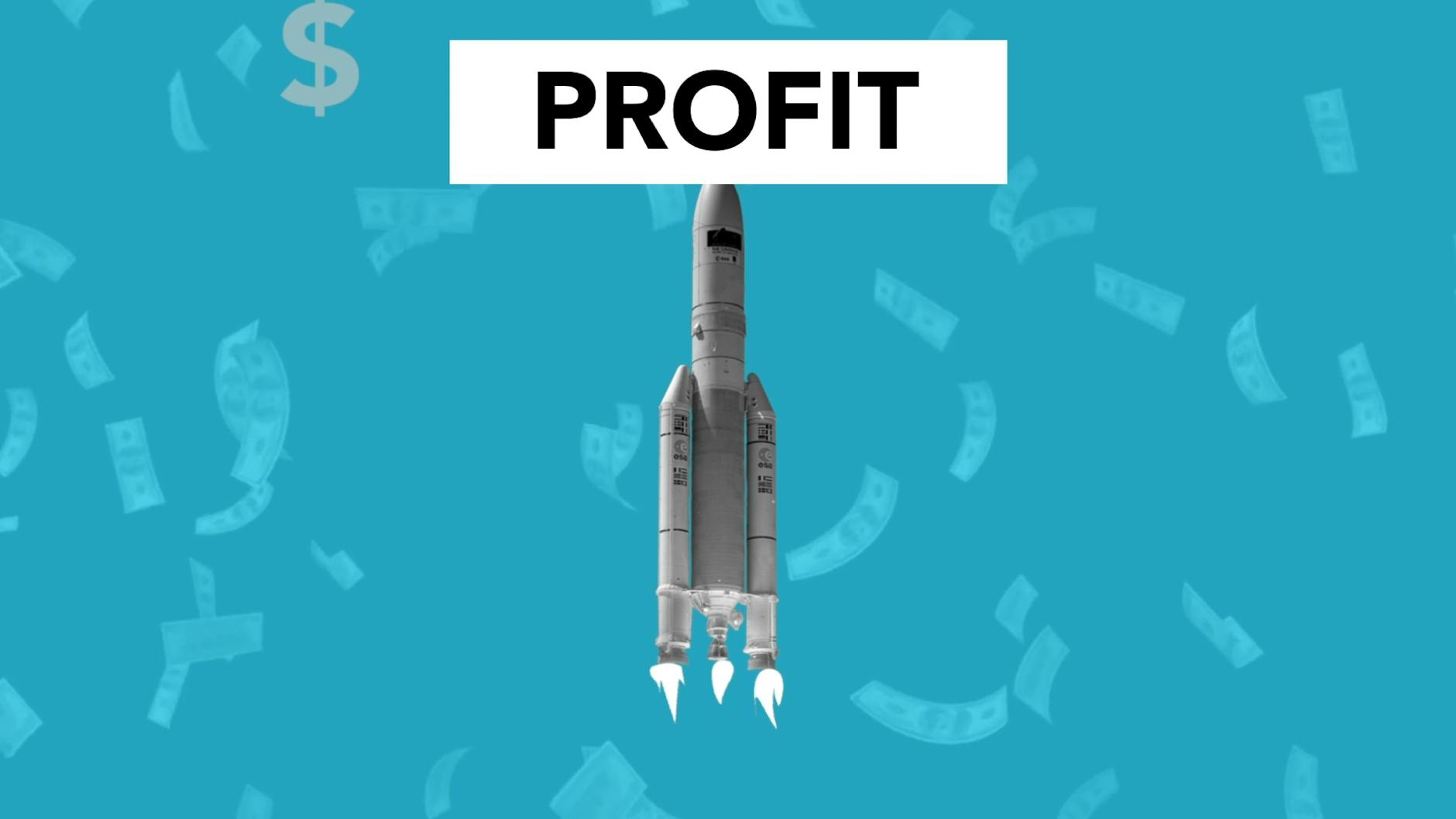 illustration of rocket flying falling money banknotes Top Commercial Real Estate Investment Strategies: Upgrades That Maximize ROI